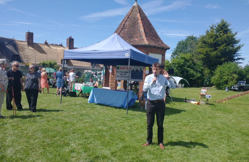 Aubrey Opening Ardeley Village Fete 