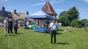 Aubrey Opening Ardeley Village Fete 